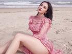 Thời trang đi biển sexy hết nấc của Angela Phương Trinh