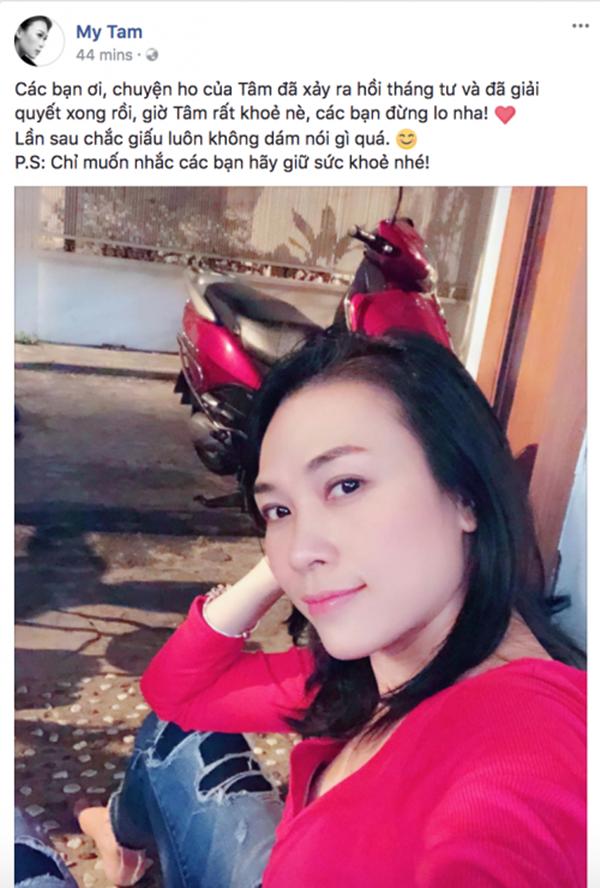 Mỹ Tâm lên tiếng trấn an fan sau khi lộ tin gặp khủng hoảng sức khoẻ-2