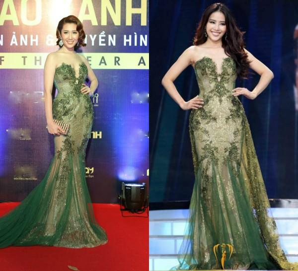 Nam Em đội thêm tuổi khi đụng chiếc váy kén người mặc với Minh Hằng-5