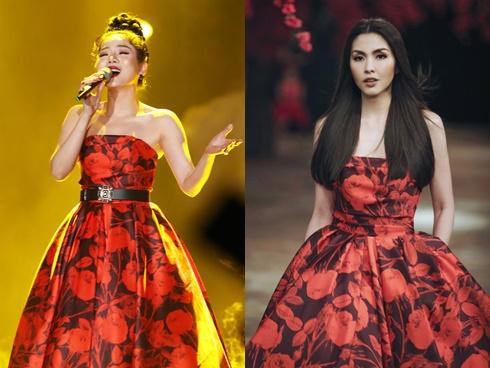 Lệ Quyên - Hà Tăng đẹp bất phân thắng bại khi diện chung một mẫu váy