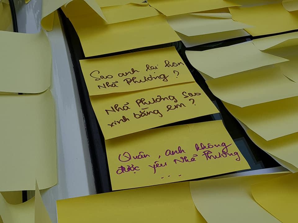 Ghen tuông với Nhã Phương, fan cuồng dán giấy đầy xe của Nguyễn Trần Trung Quân để tỏ tình-3