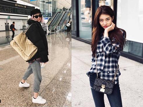 Dát hàng hiệu tinh tế, Suzy - Irene nổi bật nhất street style sao Hàn tuần qua