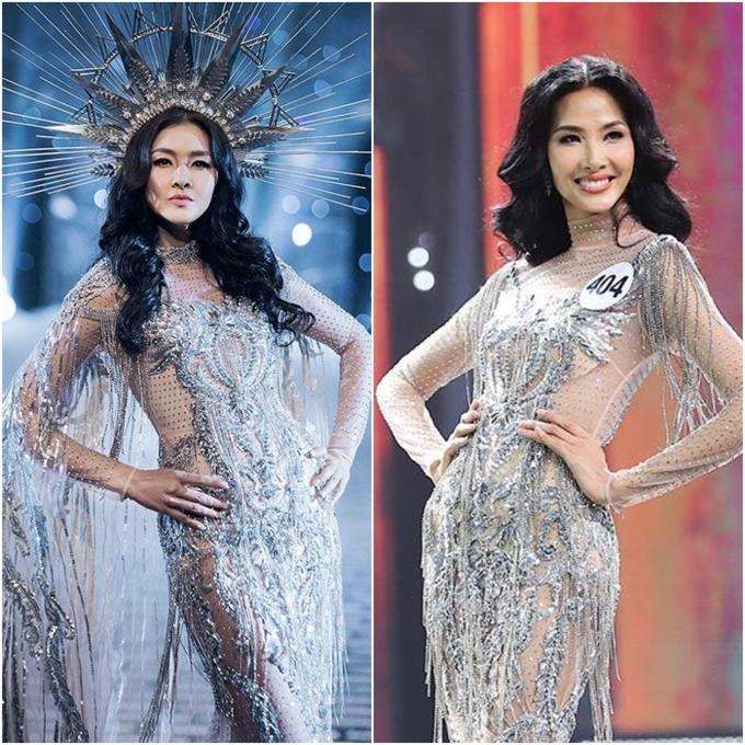 Đi thi hoa hậu nhưng loạt mỹ nhân chỉ toàn mặc lại váy cũ của sao Việt-13