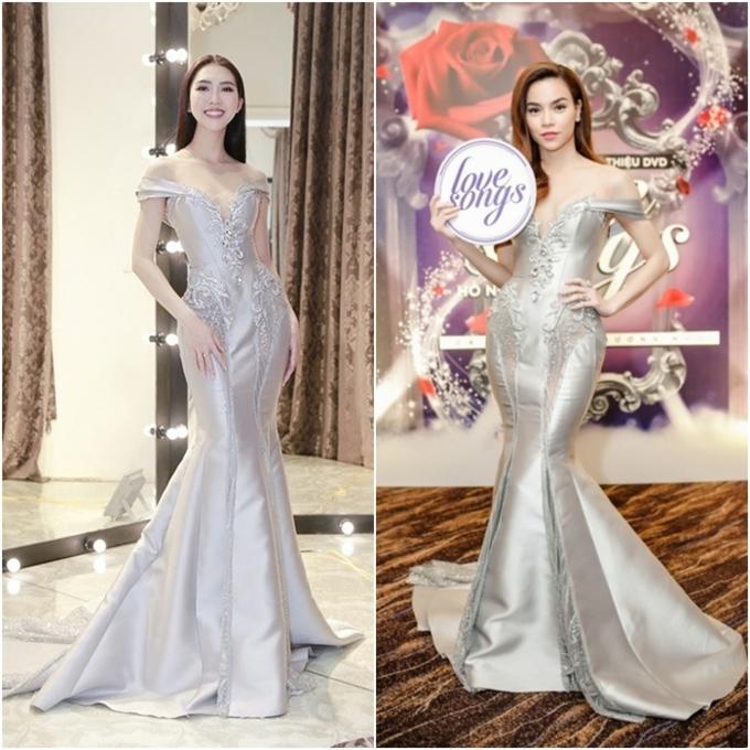 Đi thi hoa hậu nhưng loạt mỹ nhân chỉ toàn mặc lại váy cũ của sao Việt-5