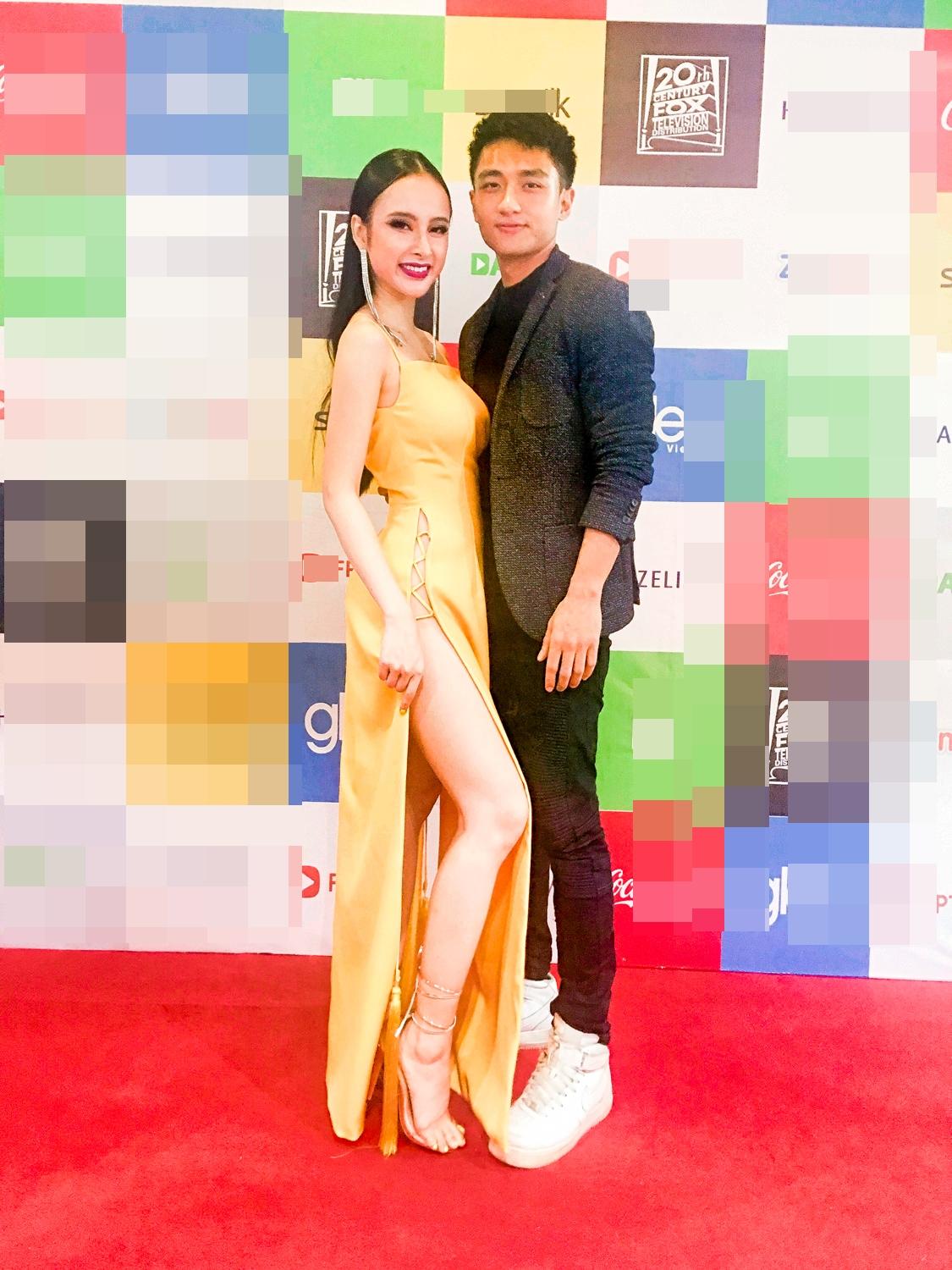 Angela Phương Trinh diện đầm xẻ bạo, hội ngộ dàn diễn viên Glee-6