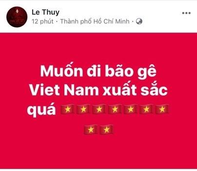 Huyền My cùng dàn sao Việt tưng bừng ăn mừng chiến thắng của U23 Việt Nam-12