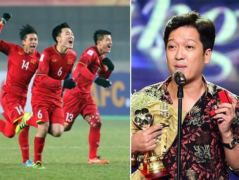 Suốt 1 tuần chiếm spotlight, Trường Giang được giải nguy nhờ chiến thắng của U23 Việt Nam