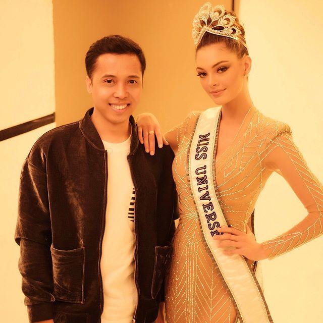 Hoa hậu Hoàn vũ 2017 khoe vẻ đẹp mê hồn khi diện lại chiếc đầm định mệnh-9