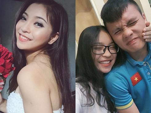 Bạn gái xinh như hot girl của Nguyễn Quang Hải - cầu thủ ghi liên tục 2 bàn thắng trong trận gặp Qatar