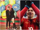 Gu thời trang giản dị vẫn đẹp của tiền vệ xuất sắc nhất trận đấu với Qatar Nguyễn Quang Hải