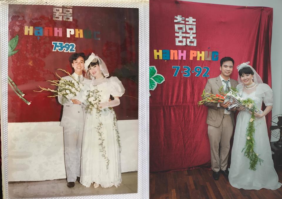 Sau 1 đêm U23 chiếm spotlight, đám cưới thời bố mẹ mình của cặp đôi Hà thành đã lên ngôi-8