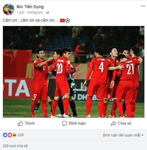 Hạ gục U23 Qatar, các anh hùng của U23 Việt Nam liên tục gửi lời cảm ơn người hâm mộ-5