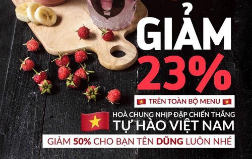 Bão sale mừng chiến thắng U23 Việt Nam: Giảm giá kịch sàn cho tất cả những người tên Dũng, tên Hải-2