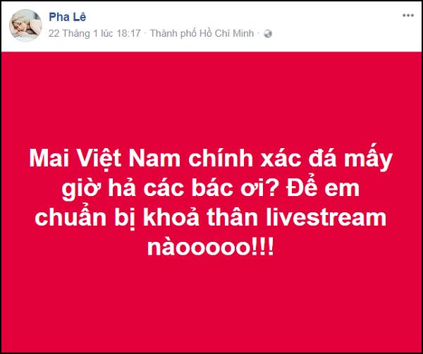 U23 thắng trận, Pha Lê bị chỉ trích vì hứa khỏa thân livestream nhưng nuốt lời-1
