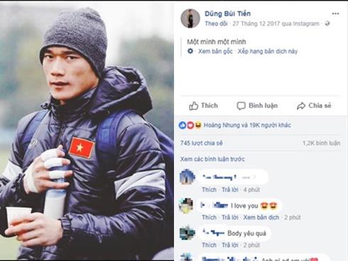 Những lần chia sẻ của Bùi Tiến Dũng khiến fan nữ 'chao đảo'