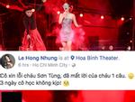 Hồng Nhung xin lỗi 'cháu' Sơn Tùng vì quên lời khi cover 'Lạc trôi'