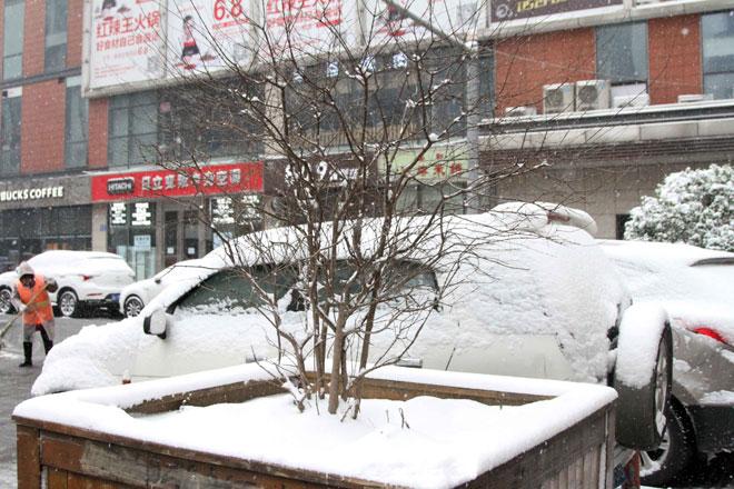 Ngắm tuyết rơi tuyệt đẹp ở Thường Châu trước trận chung kết U23 Việt Nam - U23 Uzbekistan-5