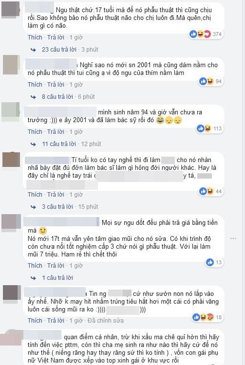 Nâng mũi của bác sĩ 17 tuổi, cô gái trẻ khóc không ra tiếng vì hoại tử đau đớn-9