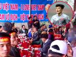 Nhà cầu thủ Bùi Tiến Dũng đông nghẹt người trước giờ U23 Việt Nam bước vào trận đấu đỉnh cao