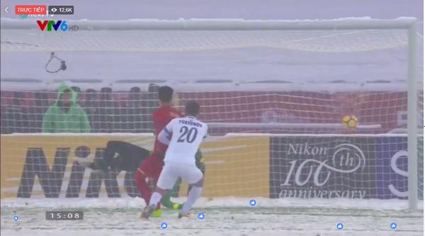 Phút thi đấu thứ 7, U23 Uzbekistan ghi bàn thắng đầu tiên-2