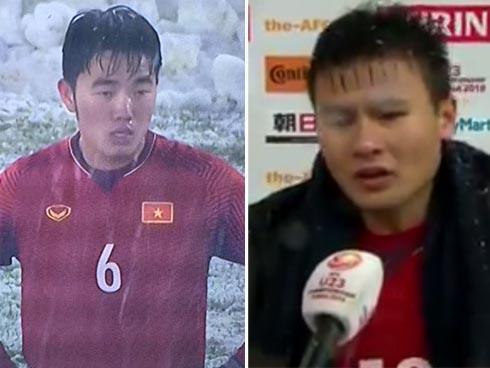 Quang Hải và các chàng trai U23 rơi nước mắt vì lỡ một nhịp chạm tay vào Cup U23 Châu Á
