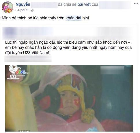 Biểu cảm sắp khóc của em bé Việt Nam trên khán đài khiến camera BTC không thể làm ngơ-3