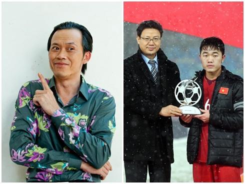 Không hổ là danh hài, Hoài Linh động viên các cầu thủ U23 Việt Nam siêu duyên dáng