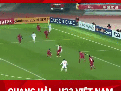 Quang Hải và những cú sút 'xé lưới' đối thủ bằng loạt siêu phẩm tại giải U23 Châu Á