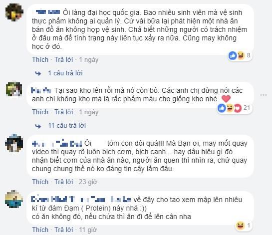 Sinh viên phản ánh cơm của nhà ăn ký túc xá ĐH Quốc gia TP HCM có dòi-2