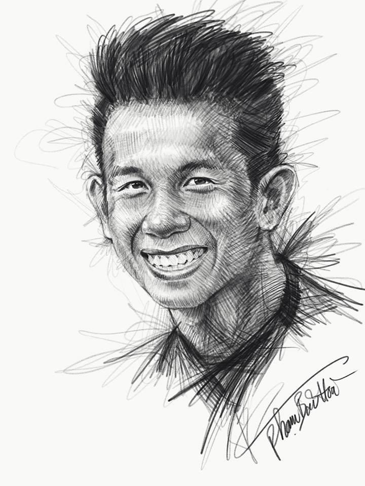 Loạt tranh vẽ sống động như thật về HLV Park Hang-seo và toàn đội U23 Việt Nam-1