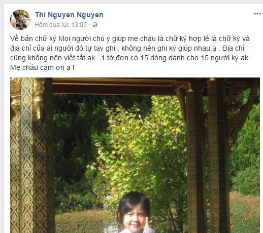 Gia đình bé Nhật Linh tổ chức các điểm tiếp nhận chữ kí ở Hà Nội-2