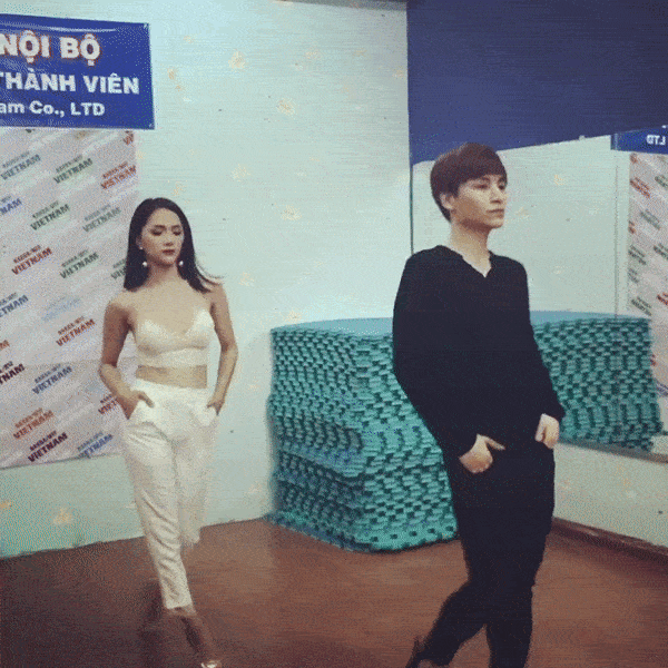 Hương Giang Idol tích cực tập catwalk sẵn sàng tranh vương miện Hoa hậu Chuyển giới Quốc tế 2018-1