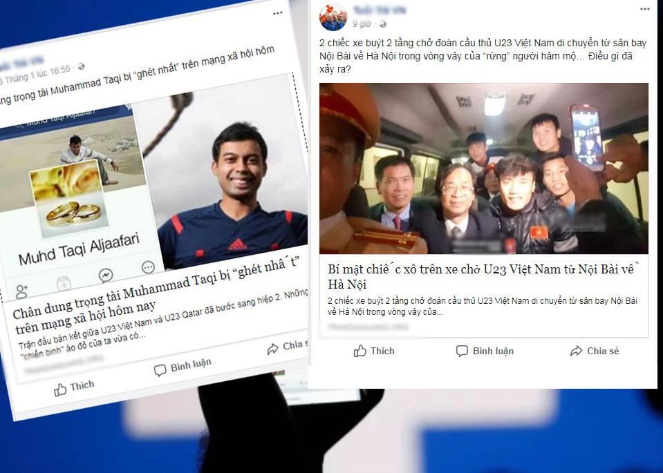 Kích động chửi bới và những trò lố trên Facebook ăn theo U23 Việt Nam-3