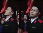 Dân mạng truy lùng danh tính chàng cảnh sát điển trai trong lễ đón U23 tại Nghệ An