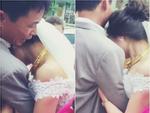 Cô dâu Nghệ An ôm cha khóc nức nở trước khi về nhà chồng