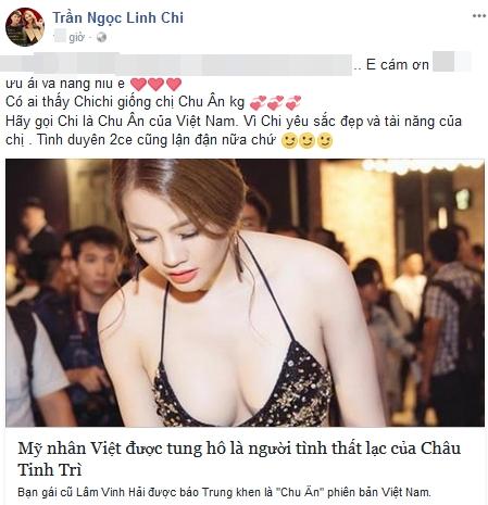 Linh Chi hứng đá khi thừa nhận nhan sắc như người tình thất lạc của Châu Tinh Trì-1