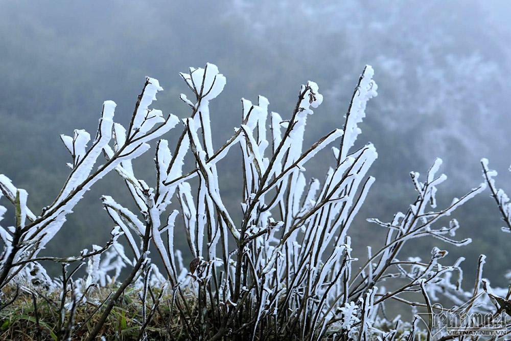Băng tuyết phủ trắng đỉnh đèo Ô Quý Hồ, mặt đường trơn trượt-6