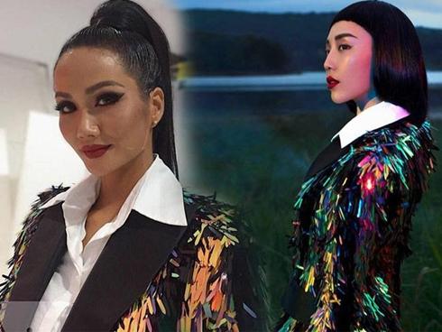 Hoa hậu H'Hen Niê bất ngờ để tóc dài, diện thiết kế đụng hàng Tóc Tiên