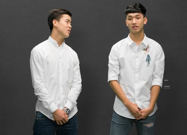 Cặp người hùng U23 Việt Nam Duy Mạnh - Trọng Đại trang điểm điệu đà trong hậu trường-10