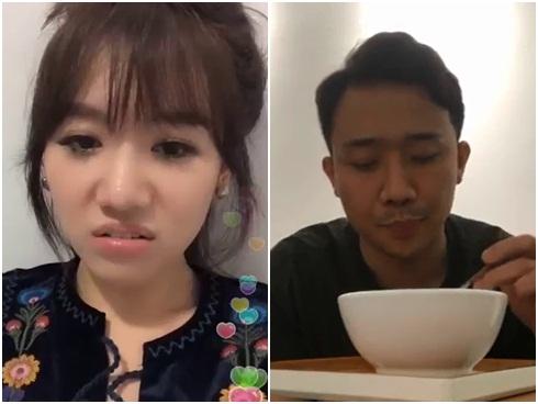 Hari Won cảnh cáo Trấn Thành: 'Ăn cho mập vô thì mày đừng có khóc nha'