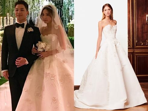 Chọn váy cưới đến từ nhà mốt thượng lưu, cô dâu Min Hyo Rin diện còn đẹp hơn cả người mẫu