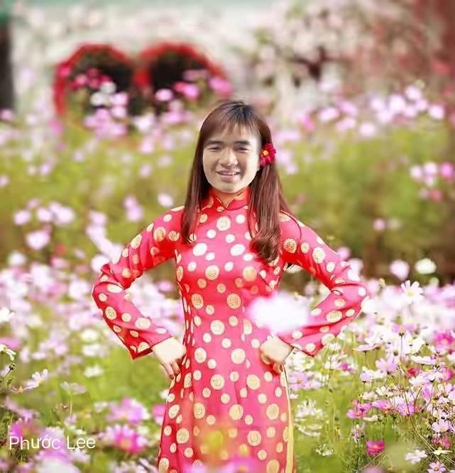 Cười ngất trước bộ ảnh thánh lầy Đức Chinh diện áo dài đón Tết-7