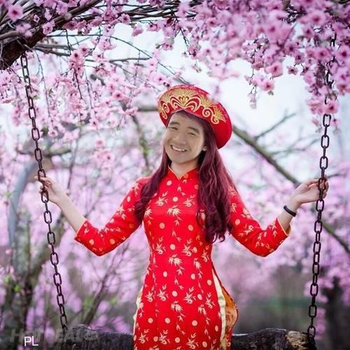 Cười ngất trước bộ ảnh thánh lầy Đức Chinh diện áo dài đón Tết-9