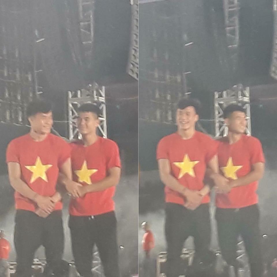 Hội chị em đau tim khi cặp đôi đam mỹ Bùi Tiến Dũng - Đức Chinh lại tay trong tay trên sân khấu lớn-1