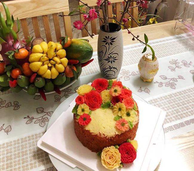 Bà mẹ xinh đẹp khoe mâm cỗ cúng Táo quân hút mắt khiến nghìn chị em thích thú-3