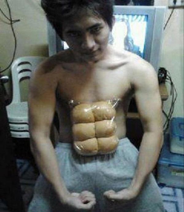 Chết cười với những cách bá đạo để có cơ bụng 6 múi-12