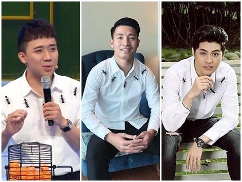 Sơ mi trắng '5 con kiến' từng được Trấn Thành mặc cực đẹp, rơi vào tay trung vệ Bùi Tiến Dũng lại thành ra thế này!