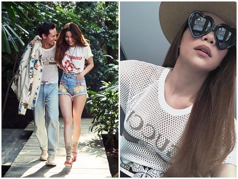 Thì ra Hồ Ngọc Hà âm thầm diện lại áo của Kim Lý mà không ai biết!