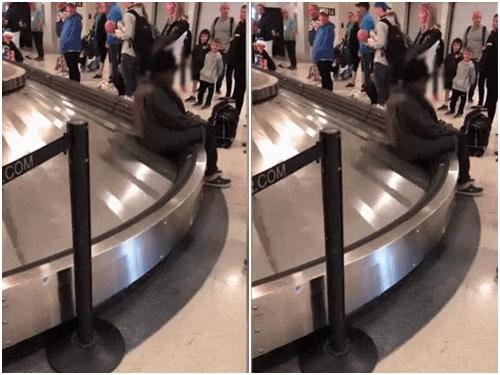 Chết cười với món 'hàng lạ' xuất hiện ở sân bay