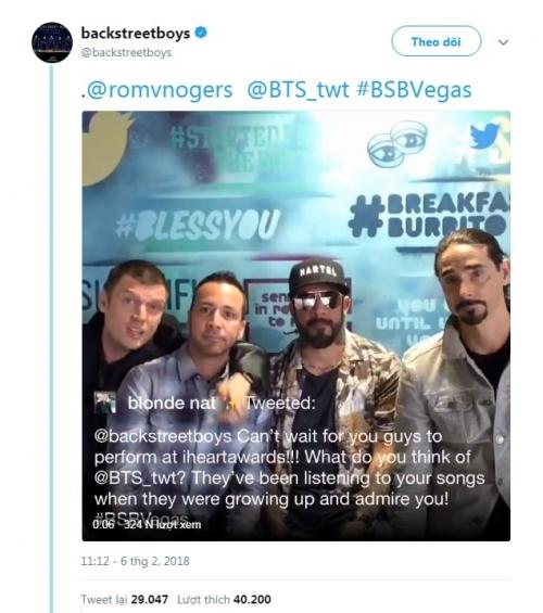 Đến huyền thoại Backstreet Boys cũng là fan bự, mời hẳn BTS tham dự concert-2